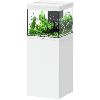 as aquaristik & heimtierbedarf gmbh & co. kg aquatlantis Aqua Tower 120 Kombi Aquarium mit Unterschrank weiß