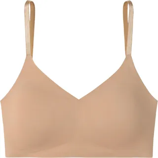 SCHIESSER Damen Nahtloses Spaghettiträger Mit Herausnehmbaren Pads Invisible Soft Bustier, Maple_179821, 42