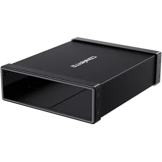 CENMATE Optisches Laufwerksgehäuse für 5,25-Zoll-Blu-Ray/CD/DVD-SATA-Laufwerk, 3* USB-Host, Aluminium Externes Gehäuse mit USB-A/C3.0-Kabel, HotSwap-fähig (KEIN Laufwerk, Keine IDE-Unterstützung)