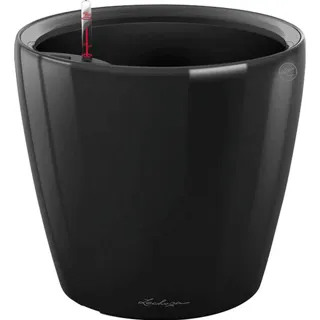 Ø 21 x 20 cm schwarz hochglanz