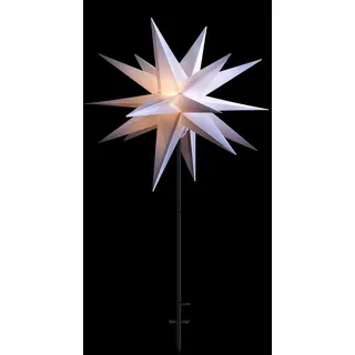 Sterntaler Weihnachtsstern Kunststoff | 18-Zacker mit Erdspieß Ø 550