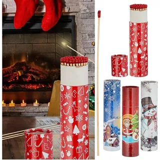 CEPEWA Feuerzeug Kaminstreichhölzer 4er Set L20cm 4 Motive à 75 Stk