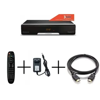 DVB-T2 Receiver HD  freenet TV HDMI SCART USB LAN irdeto 3 Monate Freenet Gratis