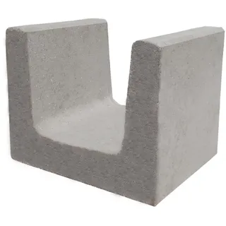 Ehl Beton U-Stein Grau 40 cm x 50 cm x 40 cm