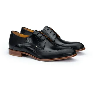 LLOYD Nassau Business Schuhe schwarz Wingtip 15-096-10 für Herren, schwarz, Größe 46 EU / 11 UK