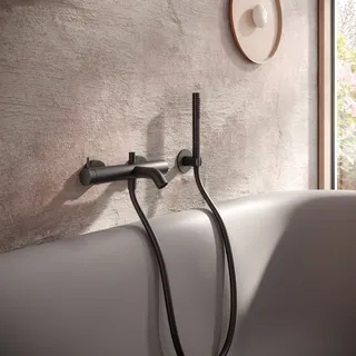 Herzbach DEEP Einhandwannenmischer Schwarz matt