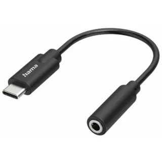 Hama 00300094 Audio-Kabel 3.5mm USB Typ-C Schwarz