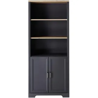 Innostyle JUDITH Aktenschrank 86 x 38 x 204 schwarz