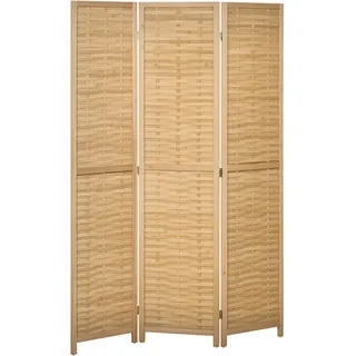 Homcom Paravent 3-teiliger Raumteiler 120x170 cm Trennwand Faltbarer Sichtschutz,