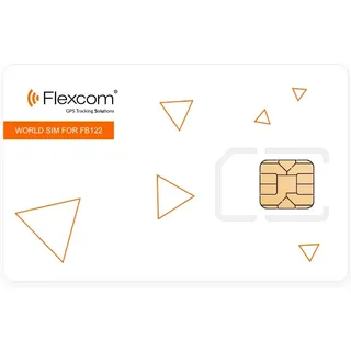 Flexcom SIMGL6M Daten-SIM-Karte für GPS-Tracker – 6 Monate internationale Nutzung
