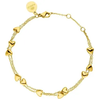 Purelei Alohi Heart Armband gold Edelstahl 16-19 cm