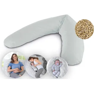 Theraline Stillkissen "Das Komfort" mit Dinkel Füllung inkl. Bezug 180 cm (180 cm)