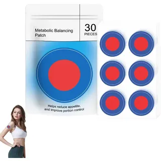 Abnehmpflaster, 30 Stück Metabalance Patch, Abnehmpflaster Original, Natürliche Gewichtskontrolle Pflaster, Nicht Reizend (1)