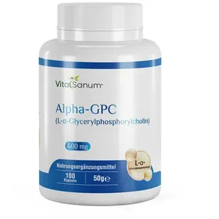 VitaSanum® - Alpha-GPC (L-α-Glycerylphosphorylcholin) 600 mg 100 Kapseln