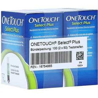 ONETOUCH Select Plus Blutzucker Teststreifen 100 St.