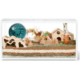 BUCATSTATE Kleintierkäfig 100 x 50 x 52,5 cm schwarz