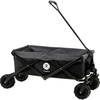 MIWEBA Bollerwagen MB-30 schwarz/dunkelgrau
