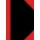 Bantex Chinakladde Schwarz/Rot