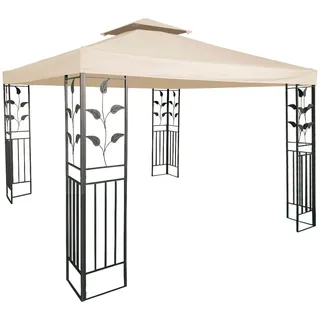 Spetebo Pavillon Ersatzdach 3 x 3 m Beige