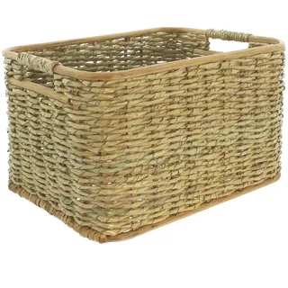 Frank Flechtwaren Flechtkorb Aufbewahrungskorb Rattan 40x30x23cm – Regalkorb
