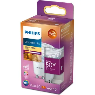 Philips LED Spot 77409700 6,2W GU10 warmweiß