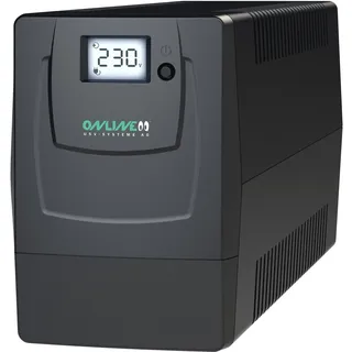 ONLINE USV-Systeme Online USV YUNTO Smile 400 - Mini-USV Anlage 400 VA / 240 W