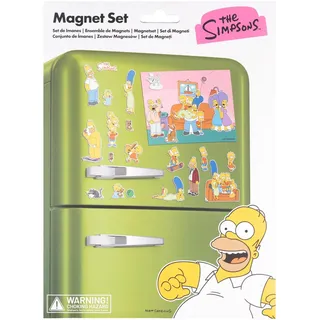Grupo Erik Magnet Kühlschrank | Größe ca. 14,5 x 21 cm - Offizieller The Simpsons Die-cut magnet Set