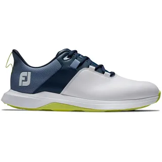 FootJoy ProliteGolfschuh für Herren, Weiß, Marineblau, Limette, 42 EU - 42 EU
