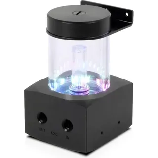 Alphacool Core 100 Aurora ARGB Ausgleichbehälter, Acryl, Schwarz