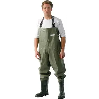 OCEAN-Rainwear, Wathose, Classic, 600g/qm, helloliv, mit S5 Stiefel,