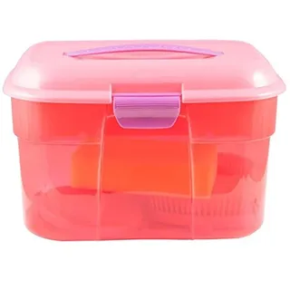 Pfiff Putzkiste mit Inhalt, rosa