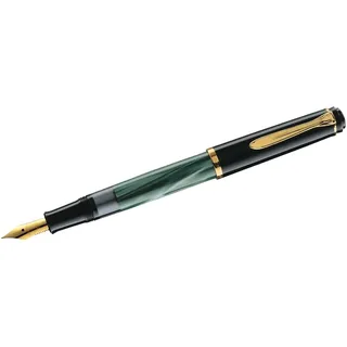 Pelikan Classic M200 Kolbenfüller grün-marmoriert/gold M (mittel), 1 St.