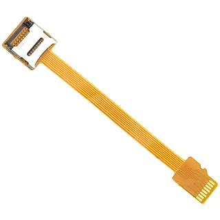 The Lord of the Tools TF-Speicherkarte, Micro-SD-Verlängerungskabel, kompatibel mit Micro-TF-Karte, Smartphones, PDA, MP3/MP4-Player, GPS, flach, FPC-Verlängerungskabel, 9,4 cm