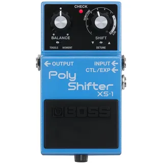 BOSS XS-1 Poly Shifter | Kompaktes Pitch Shifting Pedal | Klassenführende Qualität | Ändern Sie Gitarren-/Bass-Tonhöhe über 7 Halbtöne oder 3 Oktaven | Natürliches Gefühl & Ansprechverhalten |
