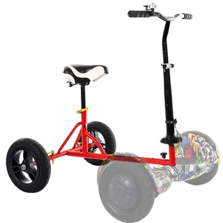 Hoverboard Sitzbefestigung Go-Kart Umbauset – Bequemer Sitz Kompatibel mit 6,5 8 10 Elektroroller – Spaß Fahrt für Erwachsene & Kinder – Einfache Installation von