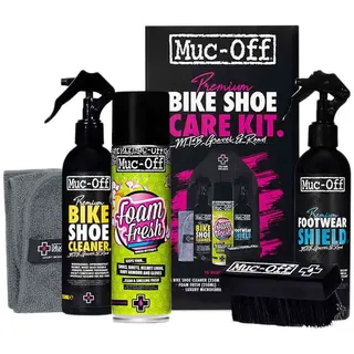Muc-Off Premium Shoe Care Kit - Fahrradschuh-Pflege-Set, Multicolor