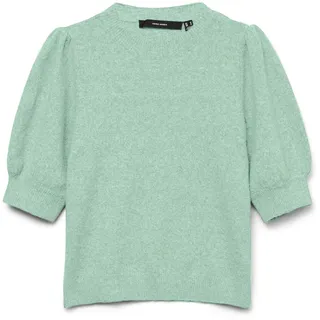 Vero Moda VMDOFFY 2/4 O-Neck Pullover Birds Egg Grün XS