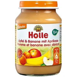 Holle Bio Apfel & Banane mit Aprikose 190 g