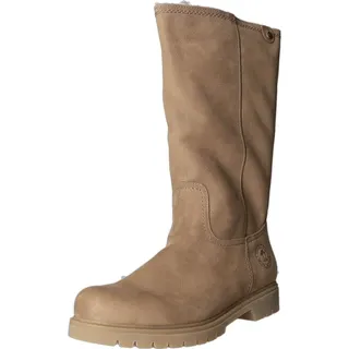Langschaftstiefel Warmfutter bis 35mm Absatz (casual) Bambina B146 - Beige - 39