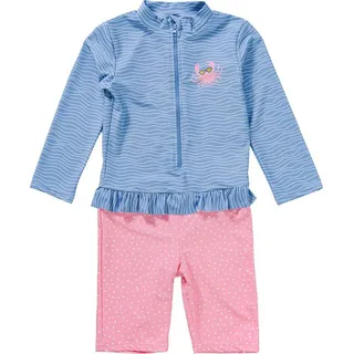 Playshoes Badeanzug - Rosa,Weiß,Hellblau - 98/104