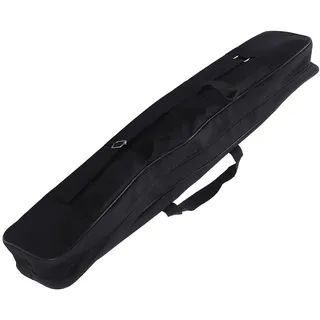 Bogenschießtasche, Tragbare, Leichte Segeltuch-Bogenschieß-Recurve-Bogen-Handtasche, Bogentasche mit Doppeltem Reißverschluss, Verstellbarem Schultergurt und Großer Pfeiltasche, Bogenschießtasche