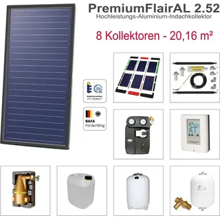 solarbayer� Solarbayer PremiumFlairAL Indach-Solarpaket 8 Bruttofläche 20,16 m2 Solaranlage