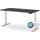 ASSMANN Elektrisch höhenverstellbarer Kinderschreibtisch JUNIOR Anthrazit 140x70cm Memoryfunktion Kollisionsschutz 2-fach-Motorik Schwarz