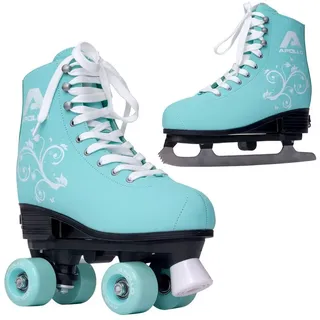 Apollo Superskate 2 in 1, Multiskates, Rollschuhe & Schlittschuhe für Damen und Kinder, blau 31/34
