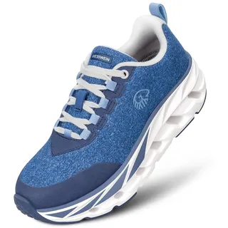 Giesswein Wool Dream Women – Damen Merino Sneaker mit ETPU Luftkissensohle, rutschfeste Gummisohle, Leichter Komfortschuh für Alltag & Freizeit - 40 EU
