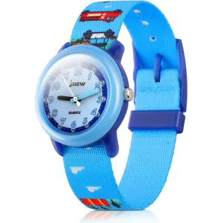 Armbanduhr für Kinder Jungen und Mädchen,Kinderuhr,30M wasserdichte Analog Quarzuhr, 3D Cute Cartoon Uhr, Digitale Kinderuhr, Teaching Handgelenk... - Hellblau
