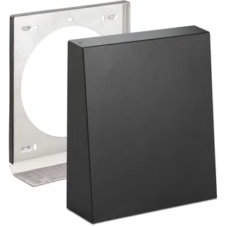 LUNOS Außenhaube 1/HAZ mit Schalldämmung, 235x205x72mm, Alu, anthrazit