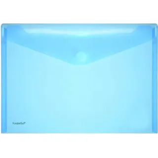 FolderSys PP-Umschlag A4quer blau, transparent