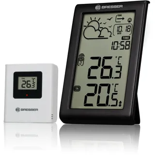 Bresser Meteo Temp W Schwarz