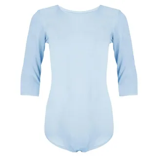 Aquarti Turnanzug Aquarti Mädchen Body 3/4 Arm Ballett Trikot blau 152